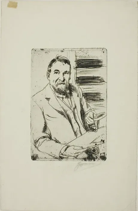 Framed Print : Frederick Keppel I, 1898. Creator: Anders Leonard Zorn Framed Print : Frederick Keppel I, 1898. Creator: Anders Leonard Zorn