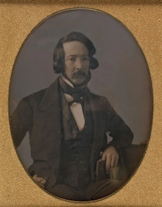 Framed Print : Frederick Langenheim, ca. 1849-50. Creator: William Langenheim Framed Print : Frederick Langenheim, ca. 1849-50. Creator: William Langenheim