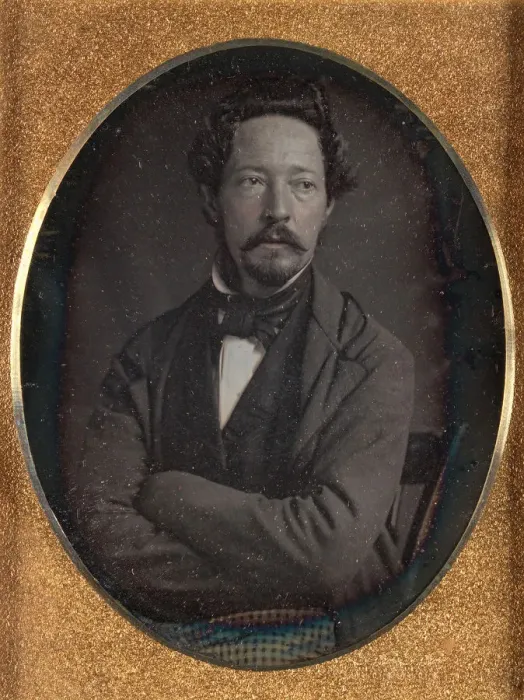 Framed Print : Frederick Langenheim, ca. 1851-53. Creator: William Langenheim Framed Print : Frederick Langenheim, ca. 1851-53. Creator: William Langenheim