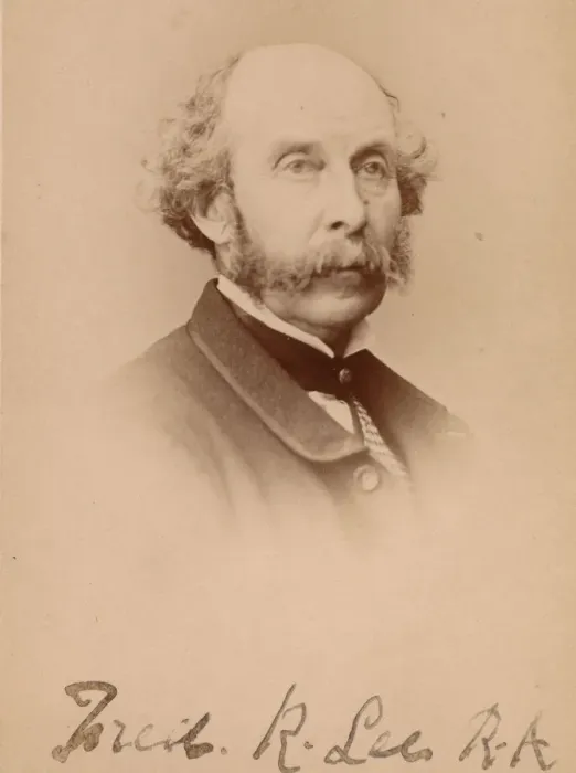 Framed Print : Frederick Richard Lee, 1860s. Creator: John & Charles Watkins Framed Print : Frederick Richard Lee, 1860s. Creator: John & Charles Watkins