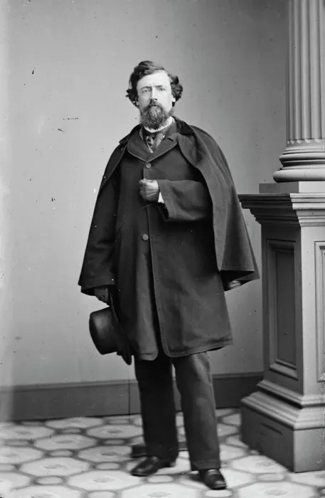 Framed Print : Frederick Swartwout Cozzens, between 1855 and 1865. Creator: Unknown Framed Print : Frederick Swartwout Cozzens, between 1855 and 1865. Creator: Unknown