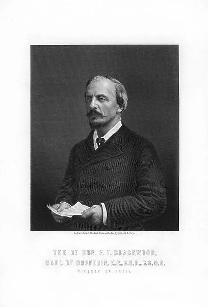 Frederick Temple Blackwood, Earl of Dufferin, British public servant, 1893. Artist: E Stodart