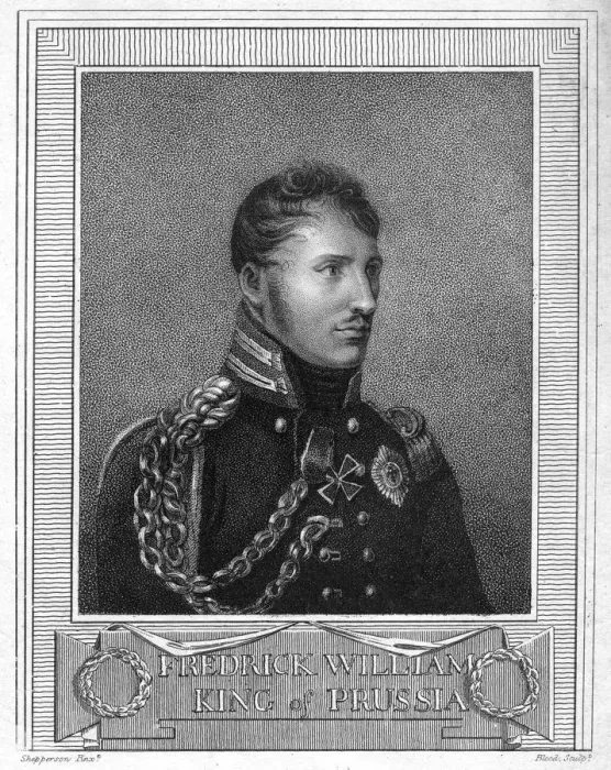 Framed Print : Frederick William III, King of Prussia, 19th century. Artist: Blood Framed Print : Frederick William III, King of Prussia, 19th century. Artist: Blood