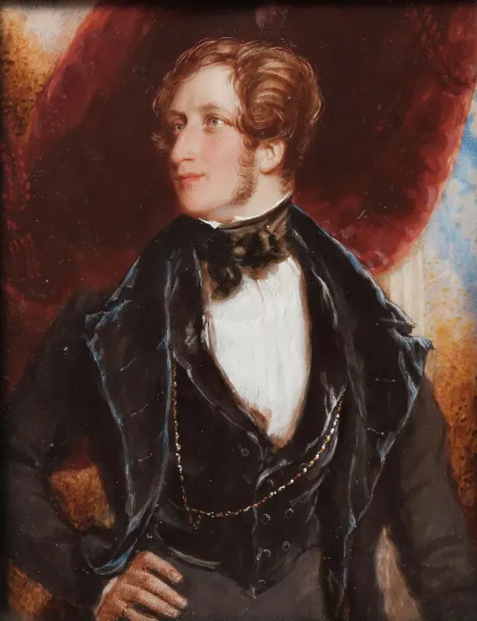 Framed Print : Frederick William Robert Stewart, 4th Marquess of Londonderry, 1805-1872, 1833. Creator: Simon Jacques Rochard