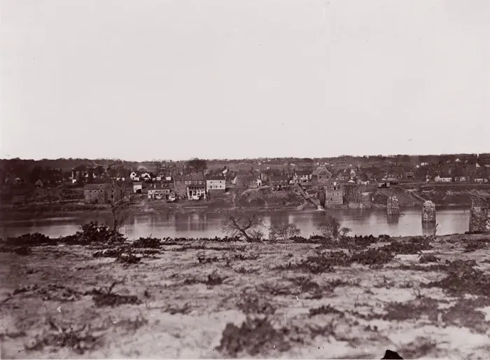 Framed Print : Fredericksburg, Virginia, 1863. Creator: Andrew Joseph Russell Framed Print : Fredericksburg, Virginia, 1863. Creator: Andrew Joseph Russell