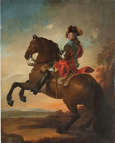 Frederik V on Horseback, 1754. Creator: Carl Gustaf Pilo