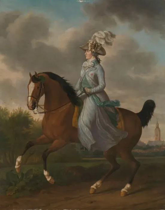 Framed Print : Frederika Sophia Wilhelmina of Pruissia (1751-1820), Equestrian portrait of the Wife of Prince Wille Creator: Tethart Philip Christian Haag Framed Print : Frederika Sophia Wilhelmina of Pruissia (1751-1820), Equestrian portrait of the Wife of Prince Wille Creator: Tethart Philip Christian Haag