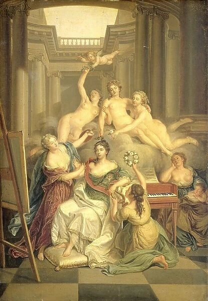 Frederika Sophia Wilhelmina of Prussia (1751-1820), 1760-1790. Creator: Benjamin Samuel Bolomey