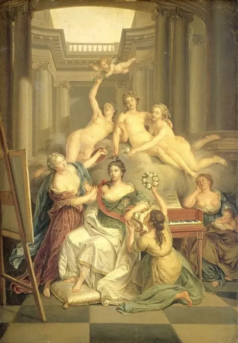 Framed Print : Frederika Sophia Wilhelmina of Prussia (1751-1820), 1760-1790. Creator: Benjamin Samuel Bolomey Framed Print : Frederika Sophia Wilhelmina of Prussia (1751-1820), 1760-1790. Creator: Benjamin Samuel Bolomey