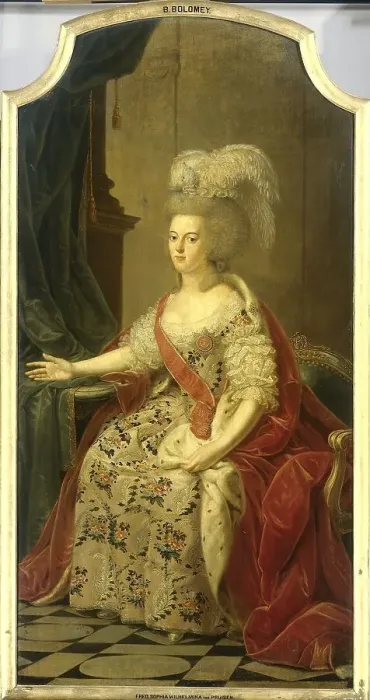 Framed Print : Frederika Sophia Wilhelmina of Prussia (1751-1820), Wife of Prince Willem V, 1770. Creator: Benjamin Samuel Bolomey Framed Print : Frederika Sophia Wilhelmina of Prussia (1751-1820), Wife of Prince Willem V, 1770. Creator: Benjamin Samuel Bolomey