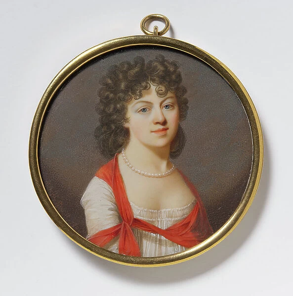 Fredrica Charlotta (Lolotte) Forsberg, 1766-1840, married Stenbock, Countess, lady in waiting, 1799. Creator: Giovanni Domenico Bossi
