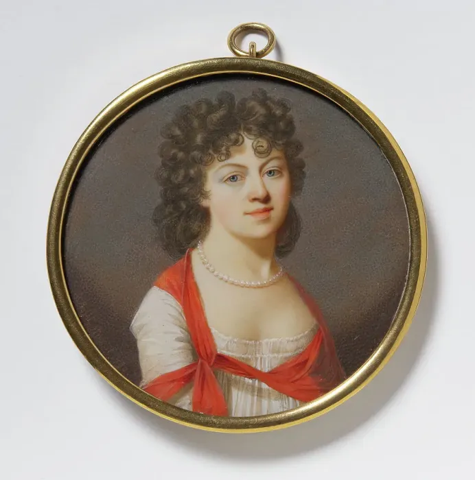 Framed Print : Fredrica Charlotta (Lolotte) Forsberg, 1766-1840, married Stenbock, Countess, lady in waiting, 1799. Creator: Giovanni Domenico Bossi Framed Print : Fredrica Charlotta (Lolotte) Forsberg, 1766-1840, married Stenbock, Countess, lady in waiting, 1799. Creator: Giovanni Domenico Bossi