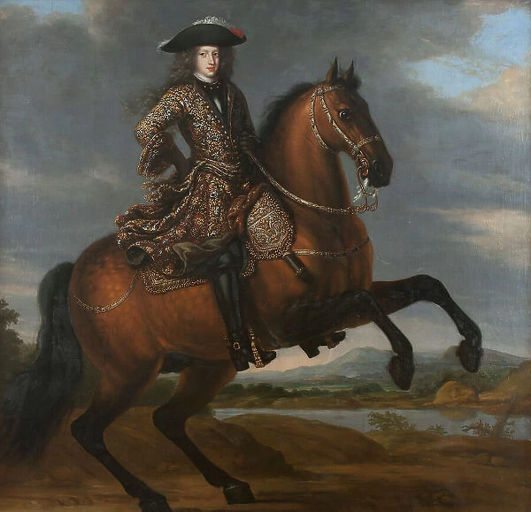 Fredrik IV, 1671-1702, Duke of Holstein-Gottorp, married to Hedvig Sofia, Princess of Sweden, 1690. Creator: David Klocker Ehrenstrahl