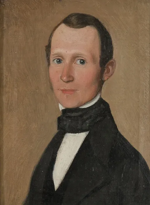 Framed Print : Fredrik Signeul (1810 - 1890), paint manufacturer, orphanage director in Uddevalla, 1847. Creator: Alexis Wetterbergh Framed Print : Fredrik Signeul (1810 - 1890), paint manufacturer, orphanage director in Uddevalla, 1847. Creator: Alexis Wetterbergh