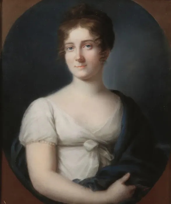 Framed Print : Fredrika Dorotea Vilhelmina (1781-1826). Creator: Johann Heinrich Schroder Framed Print : Fredrika Dorotea Vilhelmina (1781-1826). Creator: Johann Heinrich Schroder