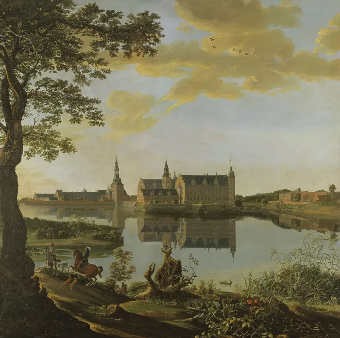 Framed Print : Fredriksborg Castle, Denmark, 1652. Creator: Laurens Barata Framed Print : Fredriksborg Castle, Denmark, 1652. Creator: Laurens Barata
