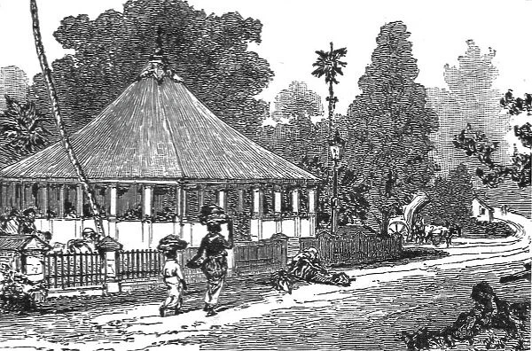 'Free Rest House and Orchard for Poor Wayfarers in Morotto, 1891. Creator: LK van Dort