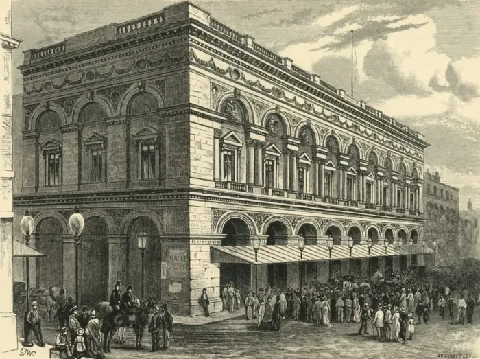 Framed Print : Free Trade Hall, Manchester, 1898. Creator: Unknown Framed Print : Free Trade Hall, Manchester, 1898. Creator: Unknown