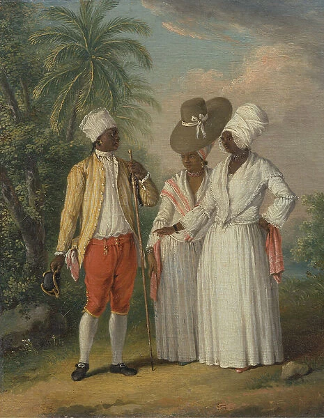 Free West Indian Dominicans; Free Natives of Dominica, ca. 1770. Creator: Agostino Brunias
