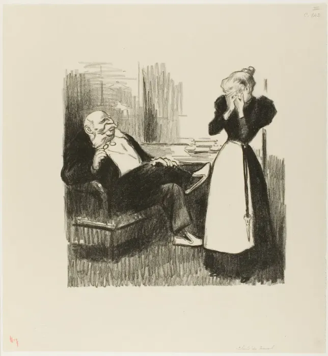 Framed Print : Freedom from Labor, 1894. Creator: Theophile Alexandre Steinlen Framed Print : Freedom from Labor, 1894. Creator: Theophile Alexandre Steinlen