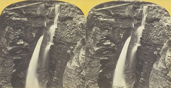 Freer Glen at Watkins Entrance Gorge View 1st Glen, 1860  /  65. Creator: J. C. Burritt