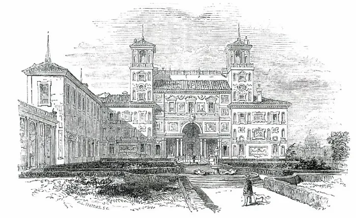 Framed Print : French Academy - Rome, 1850. Creator: Unknown Framed Print : French Academy - Rome, 1850. Creator: Unknown