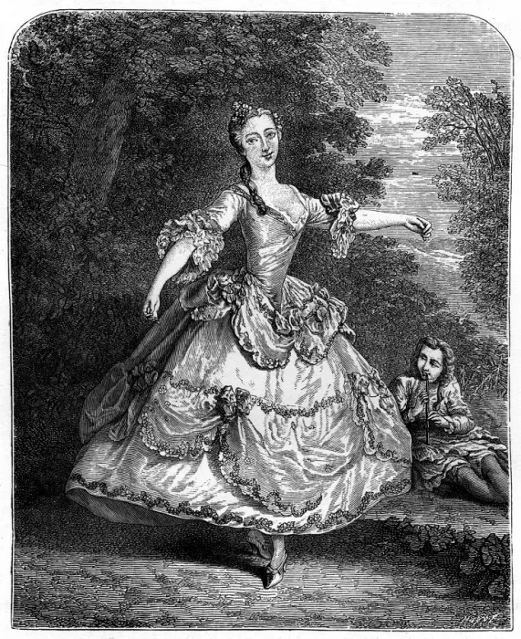 Framed Print : French Actress, (1885). Artist: Lancret Framed Print : French Actress, (1885). Artist: Lancret