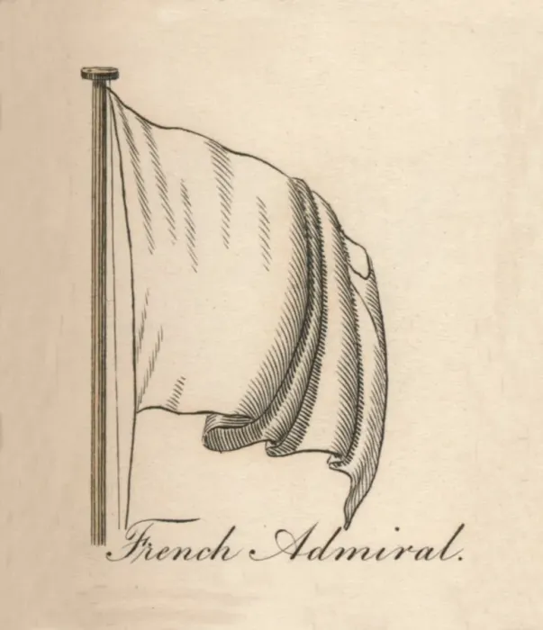 Framed Print : French Admiral, 1838 Framed Print : French Admiral, 1838