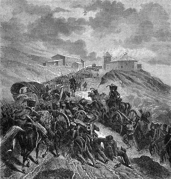 The French army crossing the Sierra Guadarrama, Spain, 22nd-24th September 1808 (1882-1884)