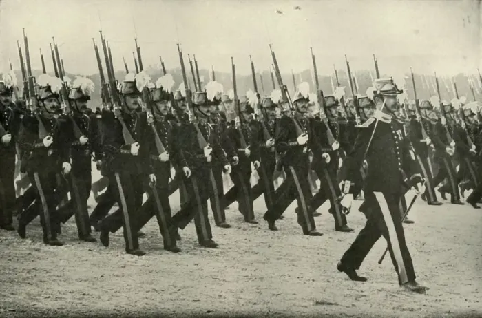Framed Print : The French Army Officer in the Making, (1919). Creator: Unknown Framed Print : The French Army Officer in the Making, (1919). Creator: Unknown