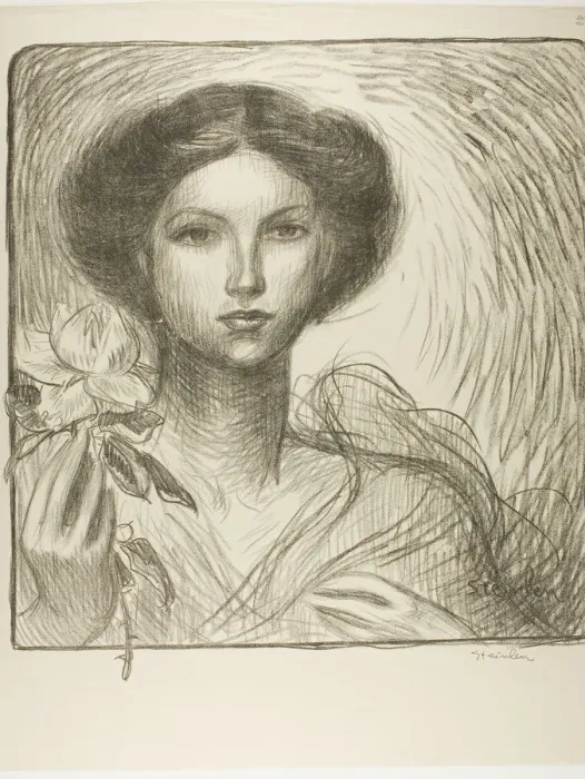 Framed Print : French art Exhibition in Krefeld, 1907. Creator: Theophile Alexandre Steinlen Framed Print : French art Exhibition in Krefeld, 1907. Creator: Theophile Alexandre Steinlen
