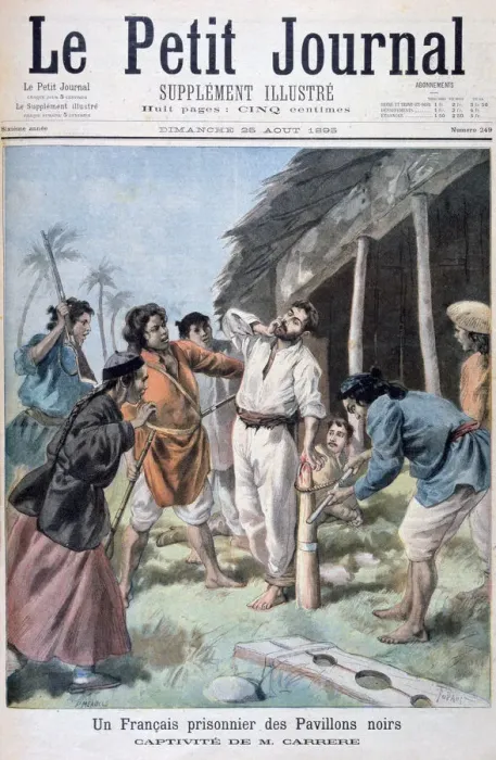 Framed Print : A French captive, Tonkin, Vietnam, 1895. Artist: Oswaldo Tofani Framed Print : A French captive, Tonkin, Vietnam, 1895. Artist: Oswaldo Tofani