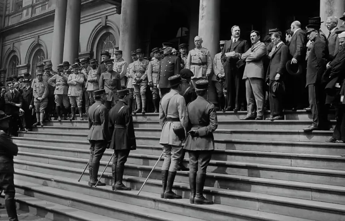 Framed Print : French chasseurs, between c1915 and c1920. Creator: Bain News Service Framed Print : French chasseurs, between c1915 and c1920. Creator: Bain News Service