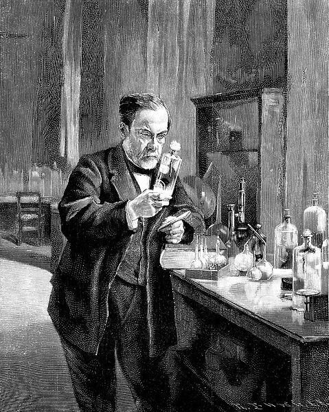 French chemist and microbiologist Louis Pasteur (1822?1895). Artist: Anonymous