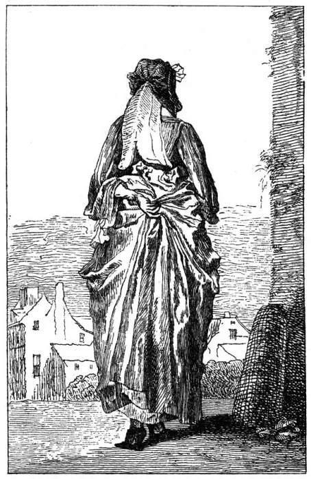 Framed Print : French Costume, (1885). Artist: Jean-Antoine Watteau Framed Print : French Costume, (1885). Artist: Jean-Antoine Watteau