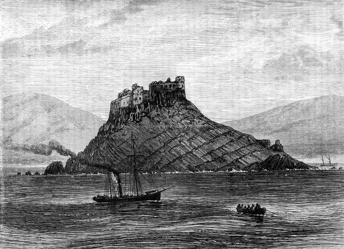 Framed Print : The French Expedition to Tunis: the Island and Fort of Tabarka, 1881. Creator: Unknown Framed Print : The French Expedition to Tunis: the Island and Fort of Tabarka, 1881. Creator: Unknown