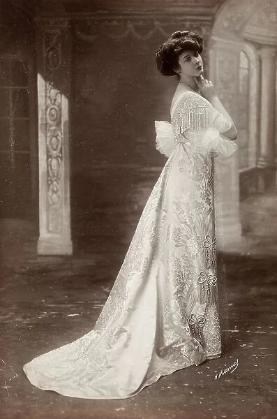 French Fashion Photograph, Printed 1895 circa. Creator: Henri Manuel