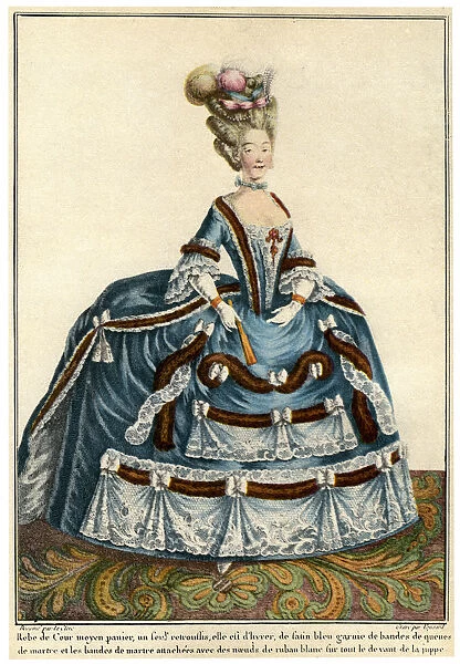 French fashion during the reign of Louis XV, 1938