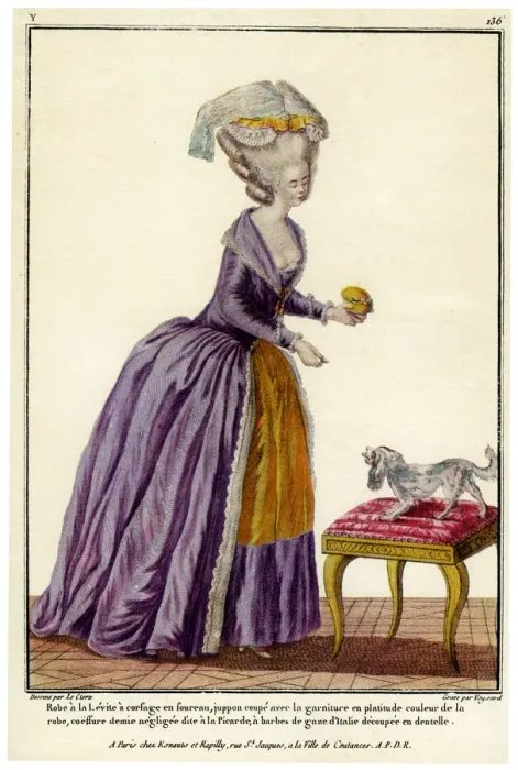 Framed Print : French fashion during the reign of Louis XVI, 1938 Framed Print : French fashion during the reign of Louis XVI, 1938