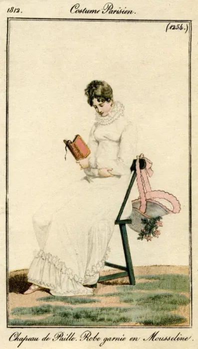 Framed Print : French fashions of the 19th century, 1812 (1938) Framed Print : French fashions of the 19th century, 1812 (1938)