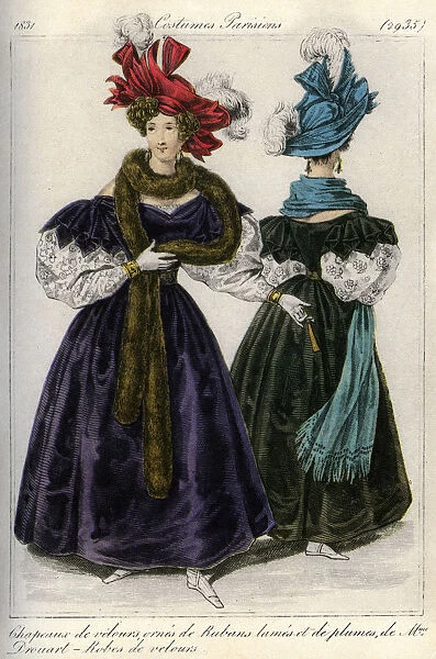 French fashions of the 19th century, 1831 (1938)
