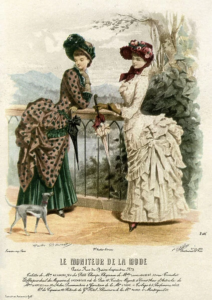 French fashions of the 19th century, 1883 (1938)