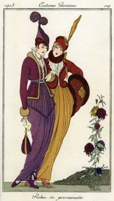 Framed Print : French fashions of the 20th century, 1913 (1938) Framed Print : French fashions of the 20th century, 1913 (1938)