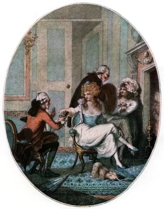 Framed Print : The French Fireside, 1905. Artist: Charles Tomkins Framed Print : The French Fireside, 1905. Artist: Charles Tomkins