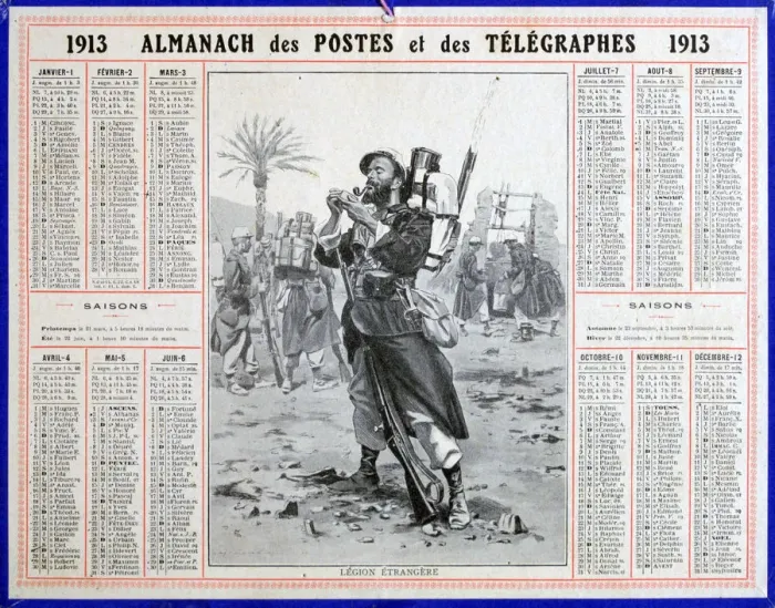 Framed Print : French Foreign Legion, 1913 Framed Print : French Foreign Legion, 1913