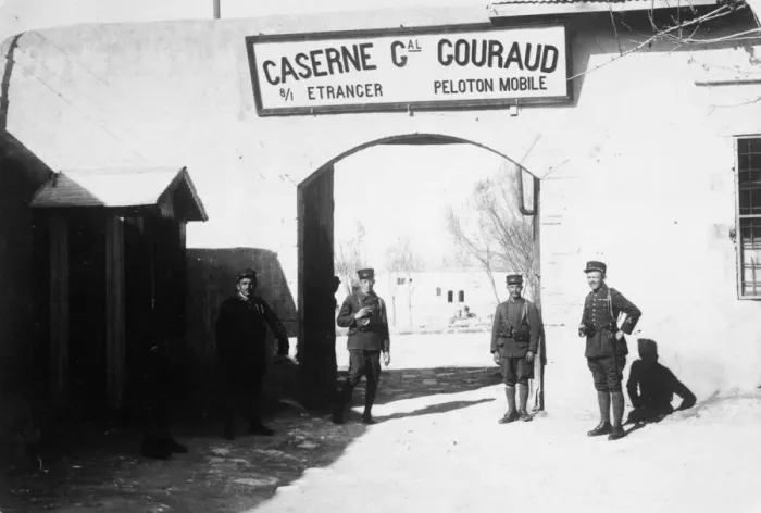Framed Print : French Foreign Legion barracks, 20th century Framed Print : French Foreign Legion barracks, 20th century