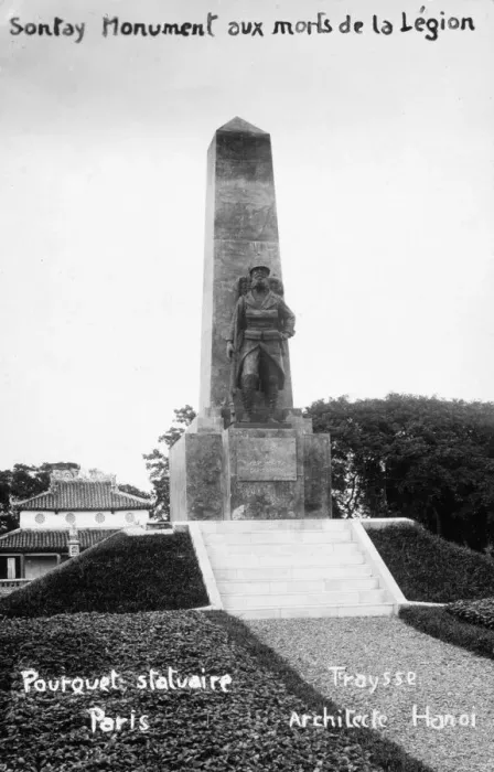 Framed Print : French Foreign Legion monument, Sontay, Vietnam, 20th century Framed Print : French Foreign Legion monument, Sontay, Vietnam, 20th century