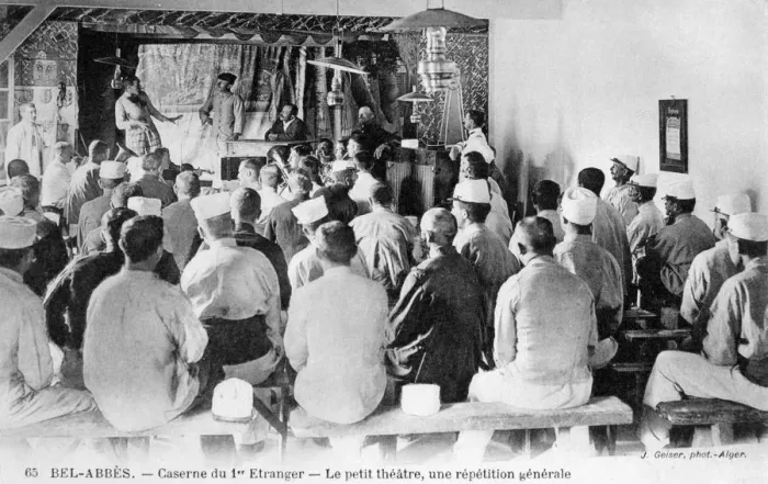 Framed Print : French Foreign Legion, Sidi Bel Abbes, Algeria, 20th century. Artist: J Geiser Framed Print : French Foreign Legion, Sidi Bel Abbes, Algeria, 20th century. Artist: J Geiser