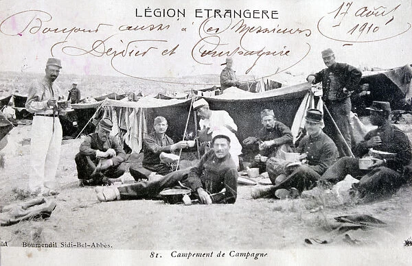 French Foreign Legion, Sidi Bel Abbes, Algeria, 1910. Artist: Boumendil
