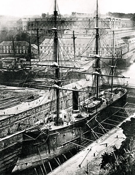 French frigate, l Armide, 1867